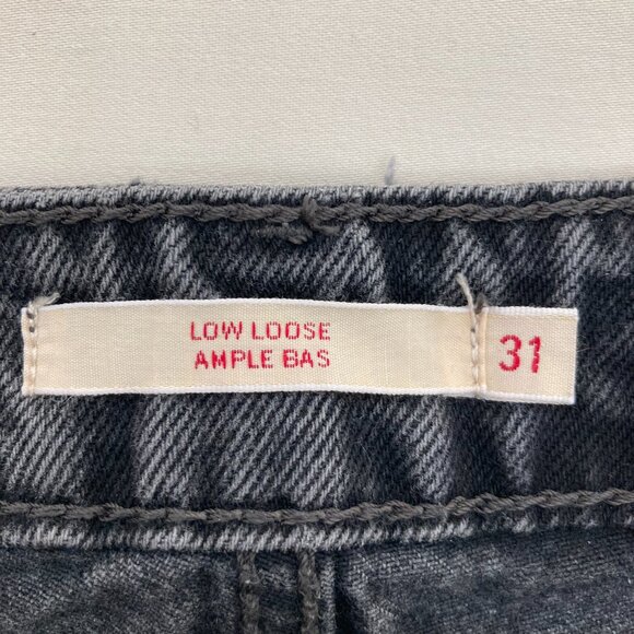 Levi’s Premium Low Loose Jeans In Black, Size 10 - Picture 8 of 12